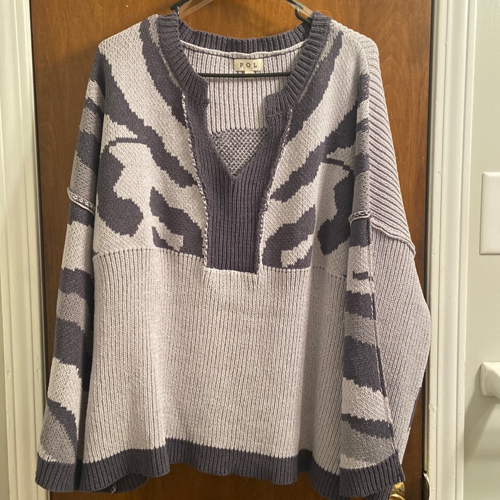 POL super soft grey oversized sweater!